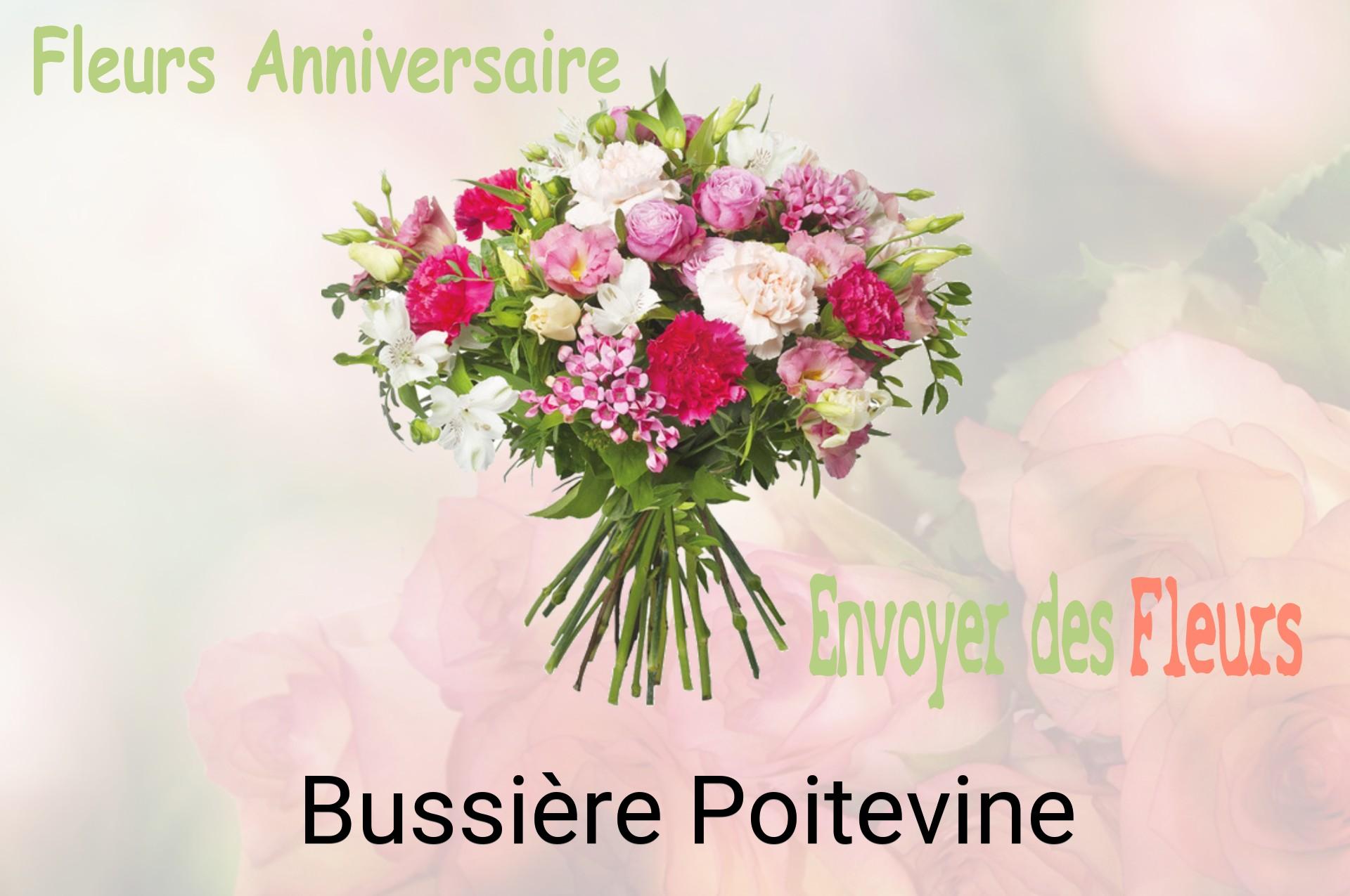 Bouquet de fleurs d’anniversaire livré à Bussière-Poitevine